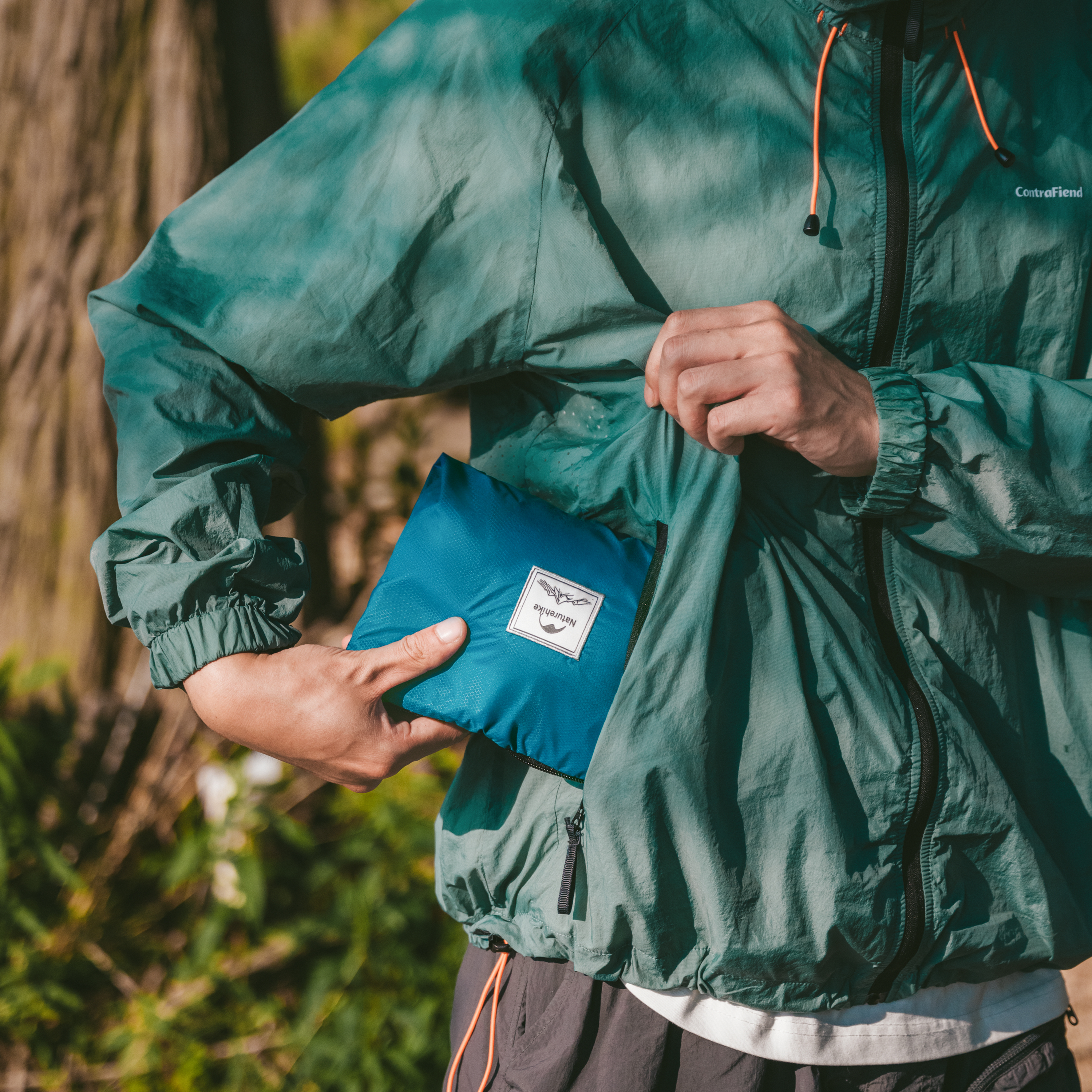 Naturehike ultralight zbaliteľný batoh 25l 230g - čierny
